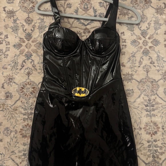 Princess Polly Latex Cat Woman Dress - Picture 1 of 5